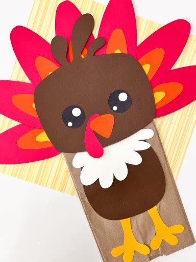 Paper Bag Turkey Craft Made In A Pinch