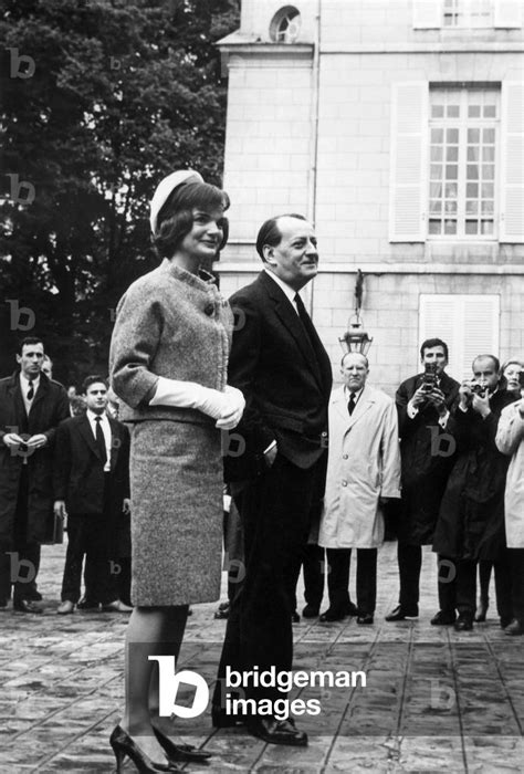 Image Of Jackie Kennedy And French Minister Of Culture Andre Malraux During