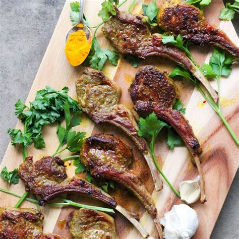 Turmeric Garlic Pan Fried Lamb Chops What Great Grandma Ate