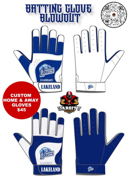 Custom Batting Glove Blowout Varsity Gloves