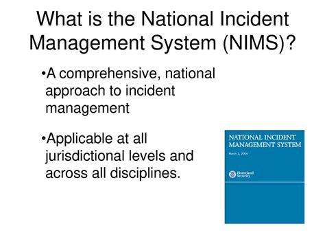 Ppt National Incident Management Systems Powerpoint