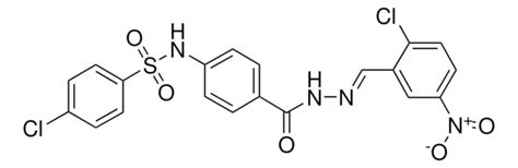 4 CHLORO N 4 2 2 CHLORO 5 NITROBENZYLIDENE HYDRAZINO CARBONYL