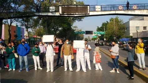 Personal M Dico Del Hospital De La Raza Protesta Para Pedir Insumos