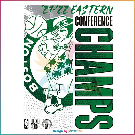 Boston Celtics Eastern Conference Champions 2023 Png Silhouette Files Peacesvg