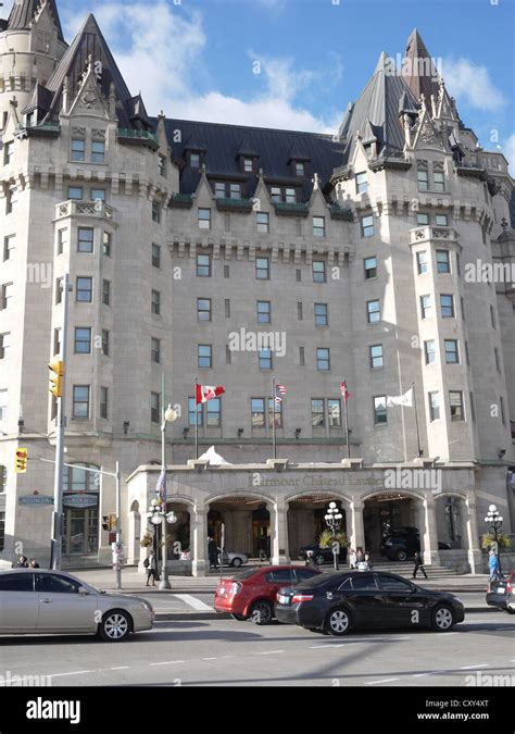 Chateau Laurier Hotel Ottawa Stock Photo Alamy