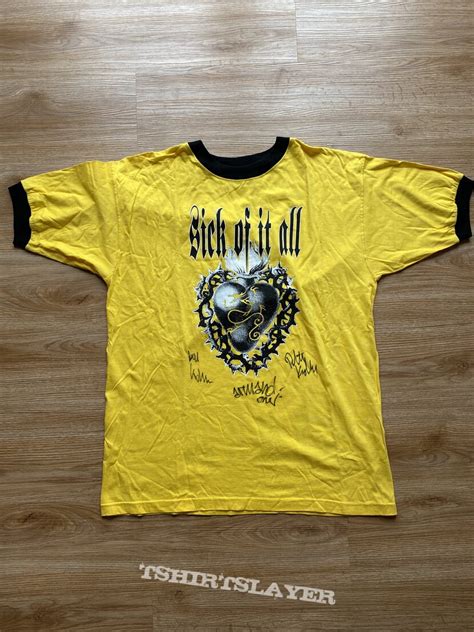 Sick Of It All Sick Of It All Signed Shirt XL TShirt Or Longsleeve