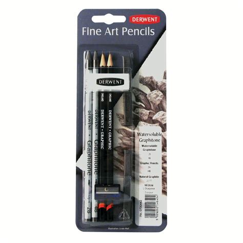 Derwent Watersoluble Graphitone Mixed Media Set Walmart