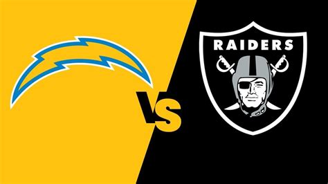 Los Angeles Chargers Vs Las Vegas Raiders Prediction Thursday Night