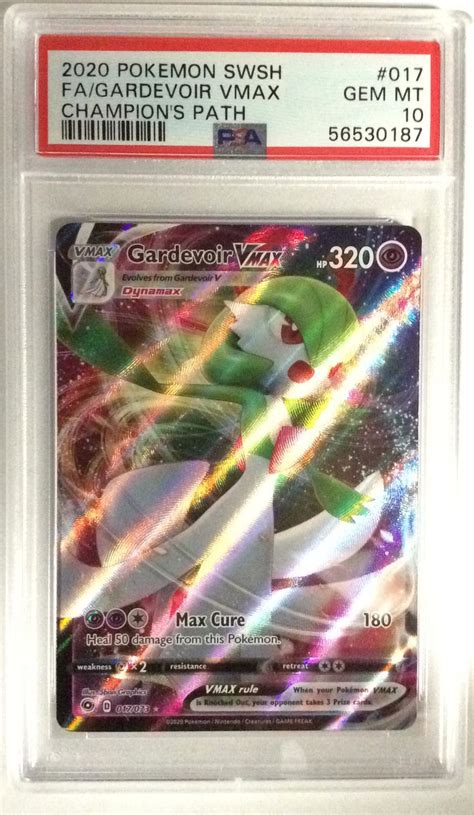 Pokemon Sword Shield Champion S Path Full Art Gardevoir Vmax