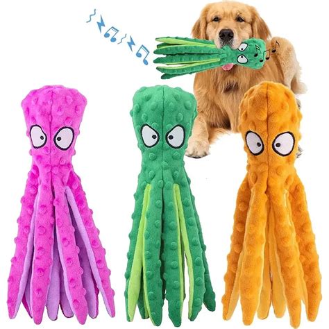 Jouet M Cher En Peluche Poulpe Pour Chien Jouet De Nettoyage Des Dents