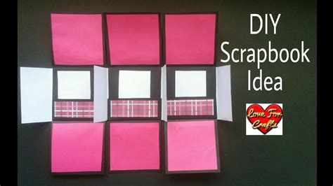 Handmade Scrapbook Diy Scrapbook Idea Youtube