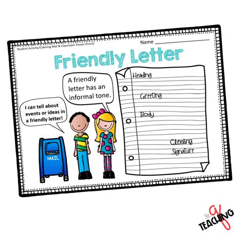 How To Teach Friendly Letter Writing With 3 Key Elements The Teaching Q