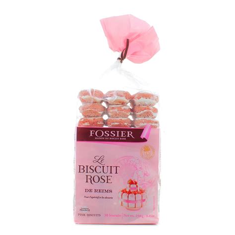 Livraison à domicile Fossier Le biscuit rose de Reims 250g