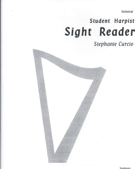 Sight Reader — Stephanie Curcio Publications