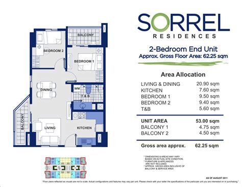 Condo Sale At Sorrel Residences Condominiums Floor Plans