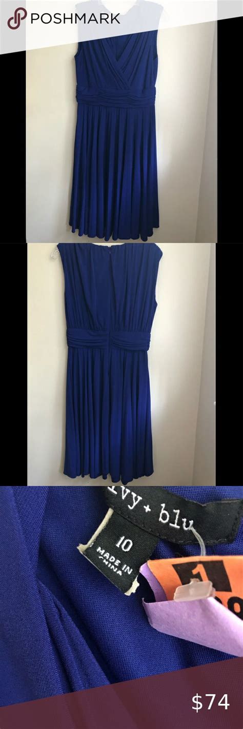 Ivy And Blue Sleeveless Dress Blue Sleeveless Dress Sleeveless Dress