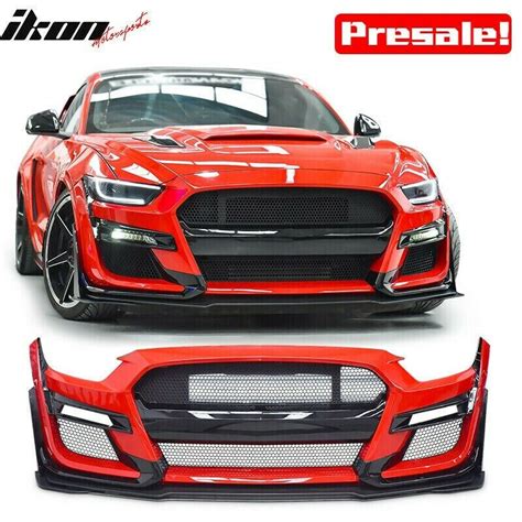 15 17 Ikon Motorsports Front Bumper Ford Mustang Gt500