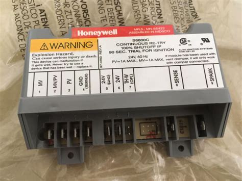 Honeywell Furnace Ignition Control Board Module S8600M For Sale