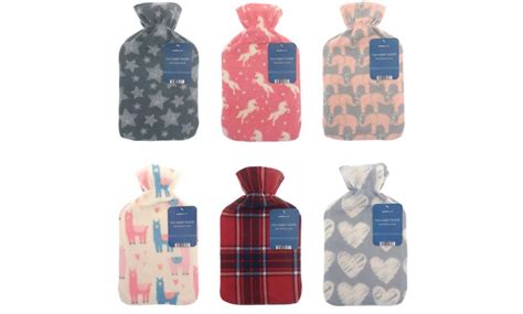 Two Pack Of L Hot Water Bottle Groupon
