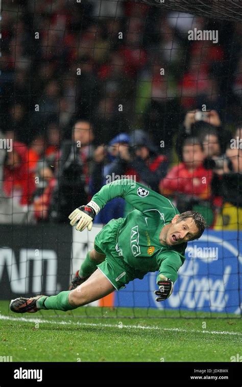 Edwin Van Der Sar Manchester United Fc Luzhniki Stadium Moscow Russian