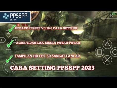 Cara Setting PPSSPP God Of War Agar Tidak Lag Suara Jernih 2023 YouTube