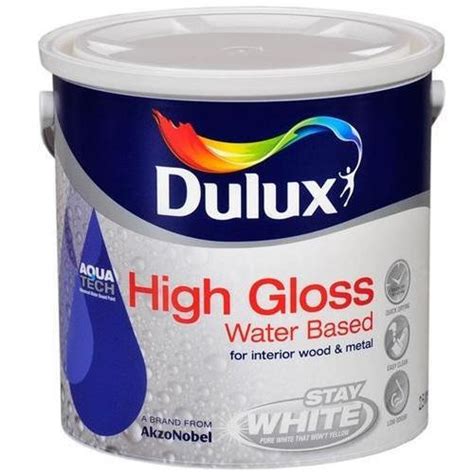 White 100 Pure Smooth Durable High Quality Dulux High Gloss Water Based Interior Paint At Best