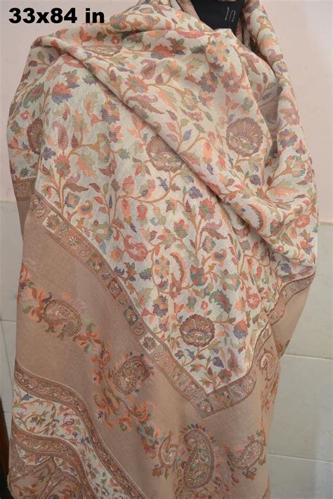 Pashmina Kani Jamavar Shawl Real Kashmiri