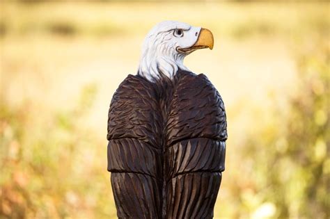 4 Perched Eagle Wood Art Wooden Sculpture Wood Carving Etsy