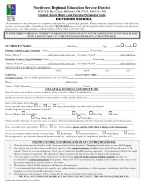 Fillable Online Nclack K Or Medical Form For Th Graders Nclack K