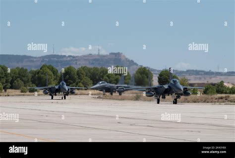 U S Air Force F 15E Strike Eagle Aircraft Assigned To The 494th