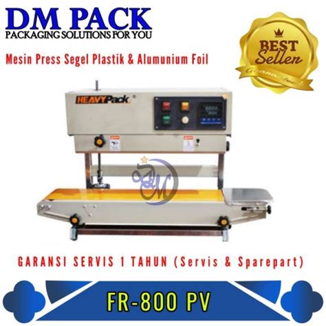 Promo Continuous Band Sealer Fr Pv Mesin Segel Plastik Standing