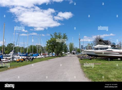 Toronto Island Marina Toronto Ontario Canada Stock Photo Alamy