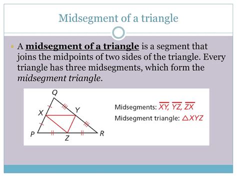 5 4 The Triangle Midsegment Theorem Ppt Download