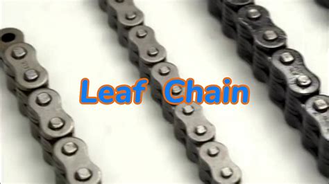 Industrial Leaf Chain Stainless Steel And Carbon Steel Alloy Al Bl