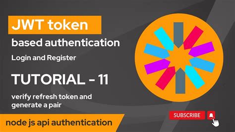 Verify Refresh Token Jwt Token Based Node Js Api Authentication Youtube