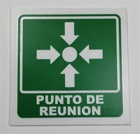 Señalamiento Punto De Reunión 15x15 Trovicel Meses Sin Intereses