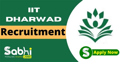 Iit Dharwad Jobs Notification Apply Online For Jrf Project