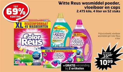 Color Reus Wasmiddel Folder Aanbieding Bij Trekpleister Details