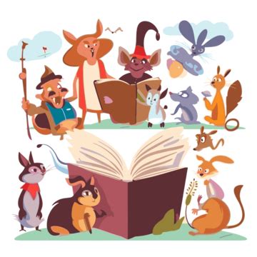 Animals Reading Books Clipart Images | Free Download | PNG Transparent ...