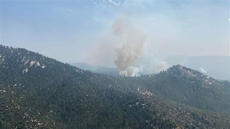 Castle Fire Grows In Sequoia National Forest