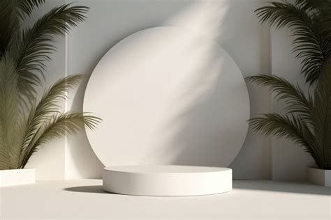 Podium set architecture lighting plant. | Free Photo - rawpixel