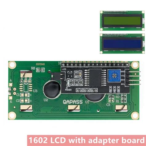 Modulo Lcd Blu Verde Schermo Iic I C Per Arduino Lcd Uno R