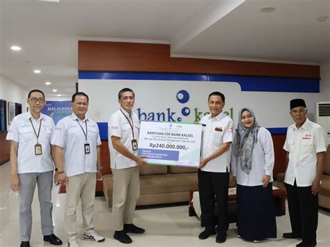 Bank Kalsel Dukung Peningkatan Layanan UDD PMI Kota Banjarmasin