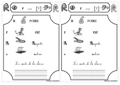 Le Son R Cp Etude Des Sons Lecture Cycle 2 Pass Education