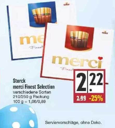 Storck Merci Finest Selection Angebot Bei Edeka