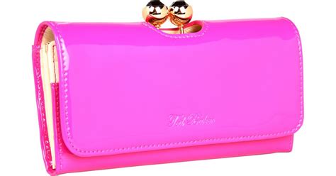 Ted Baker Kassady Crystal Bobble Matinee Purse In Deep Pink Pink Lyst