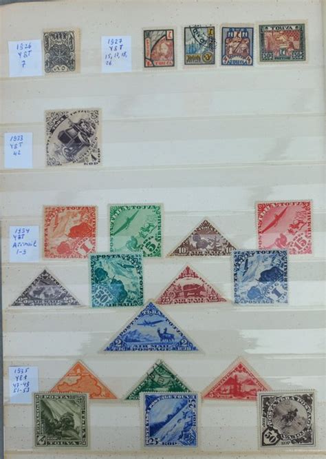 Tuva 1926/1936 - 41 different stamps from Tuva - Y&T - Catawiki