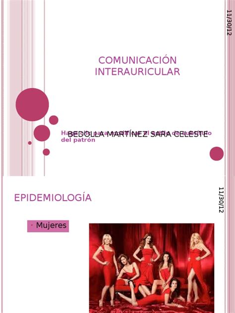 Comunicación Interauricular Pdf Sistema Cardiovascular Corazón