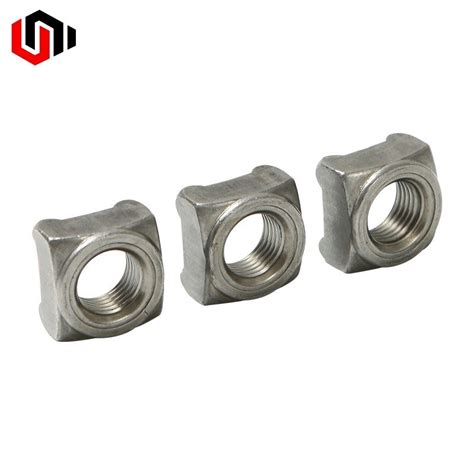 Manufacture Zinc Plated DIN928 Square Weld Nut Carbon Steel Nut And