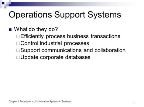 Chapter Foundations Of Information Systems In Business James A O